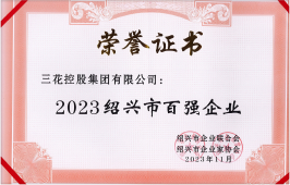 2023 绍兴市百强企业(HJC黄金城官方网站控股)